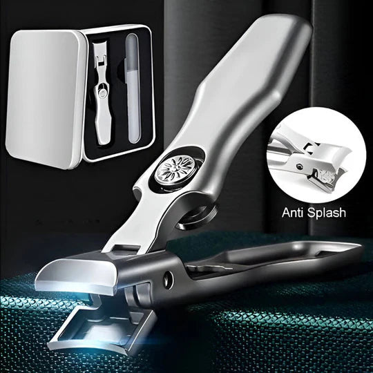 Travel Nail Clipper – Stainless Steel, Non-Slip Handle