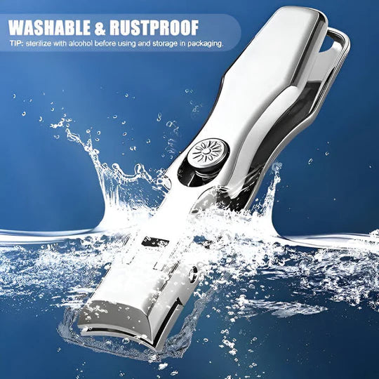 Travel Nail Clipper – Stainless Steel, Non-Slip Handle
