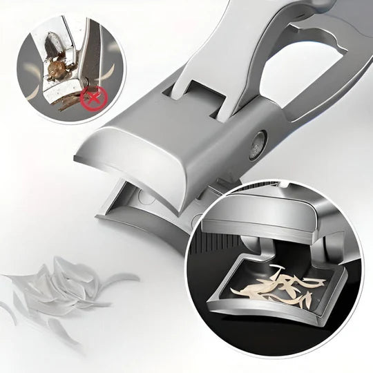 Travel Nail Clipper – Stainless Steel, Non-Slip Handle