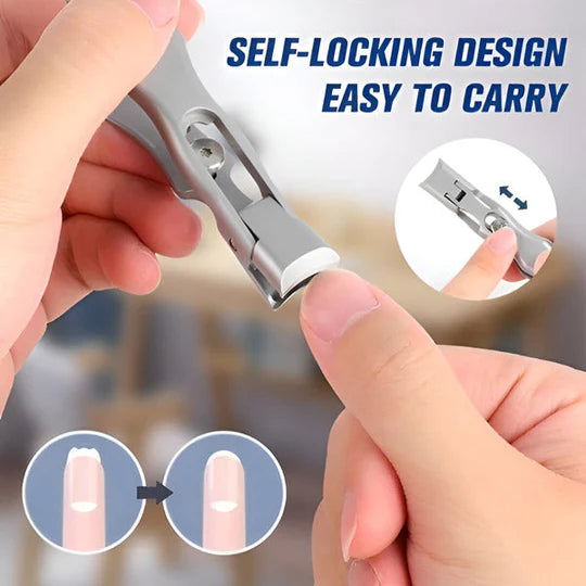 Travel Nail Clipper – Stainless Steel, Non-Slip Handle