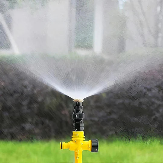 360° Rotating Garden Lawn Sprinkler with Adjustable Spray