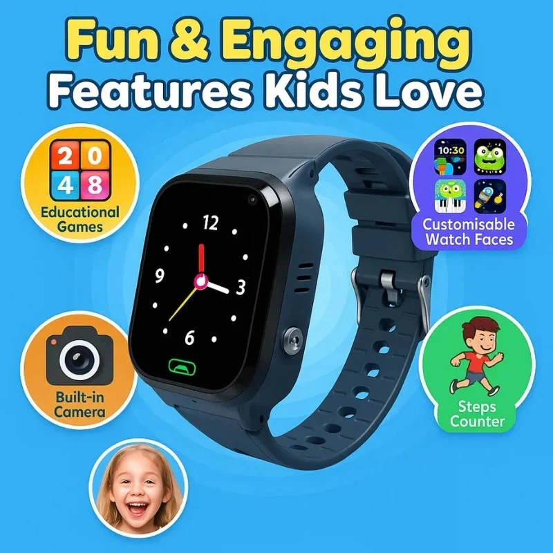 Kids Smart Watch, GPS Tracker Watch