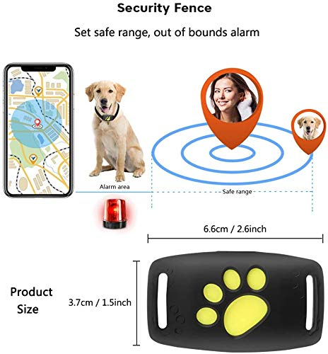 Smart GPS Pet Collar with Tracking, Geo Fence and Sleep Mode