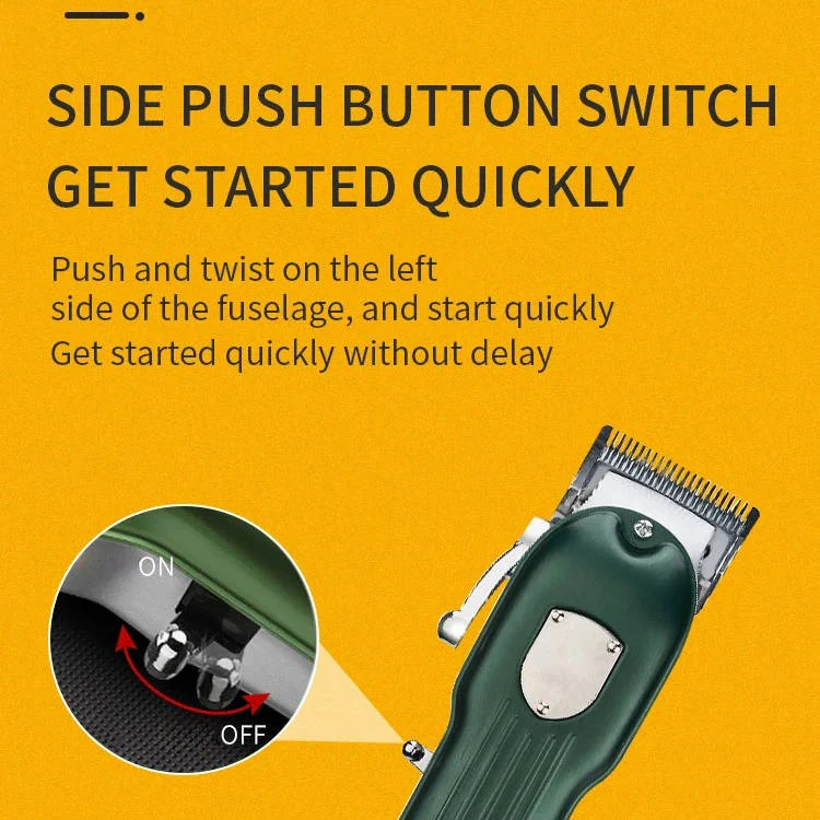 Rechargeable Dog Hair Clipper, All-Metal Design