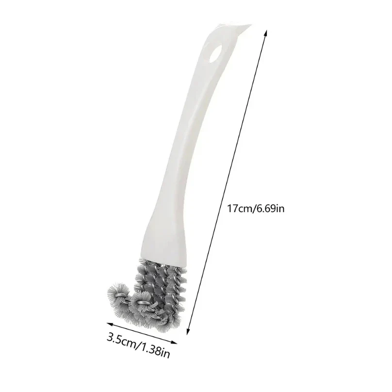 2-in-1 V-Shaped Grill Brush with Scraper