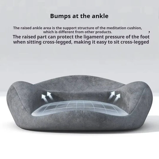 Round Meditation Cushion Floor Pillow for Yoga & Mindfulness