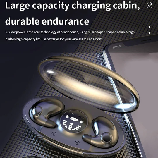 Sleep Earbuds, Bluetooth 5.3 with Charging Case