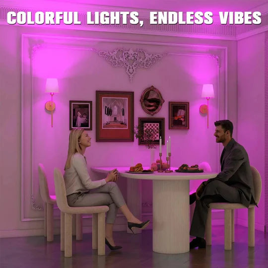 Smart Wireless LED Wall Lamps with Remote Control