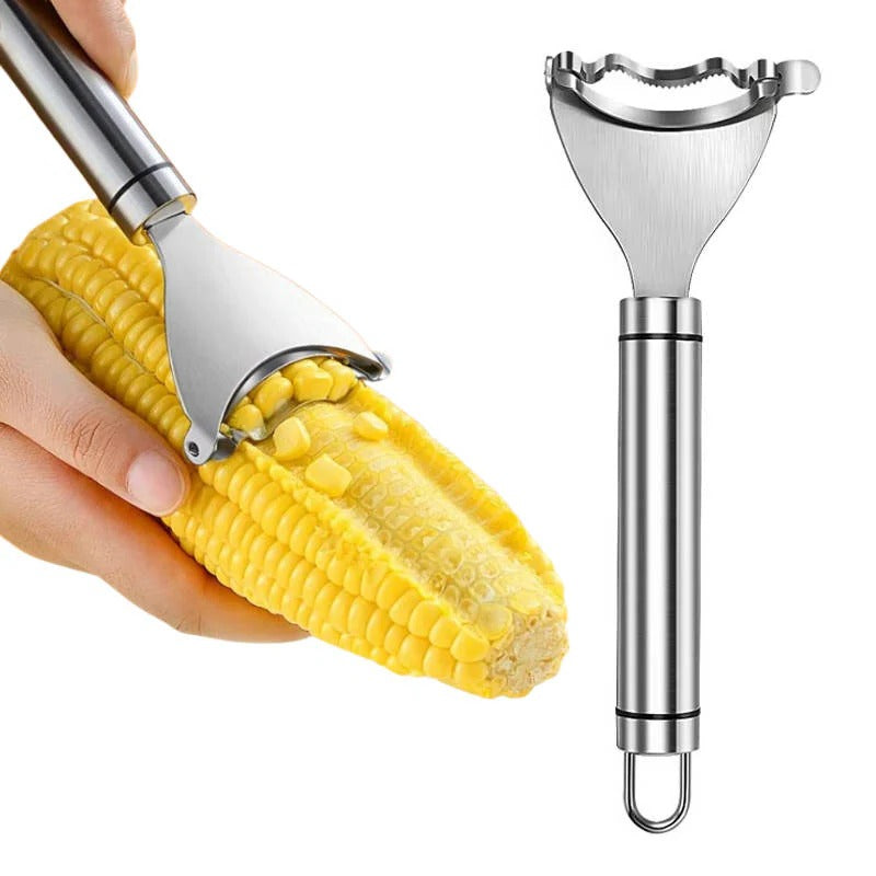 Stainless Steel Corn Peeler Multi-Row Kernel Remover