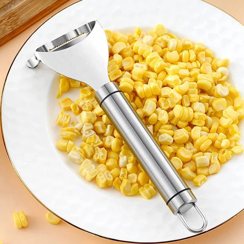 Stainless Steel Corn Peeler Multi-Row Kernel Remover