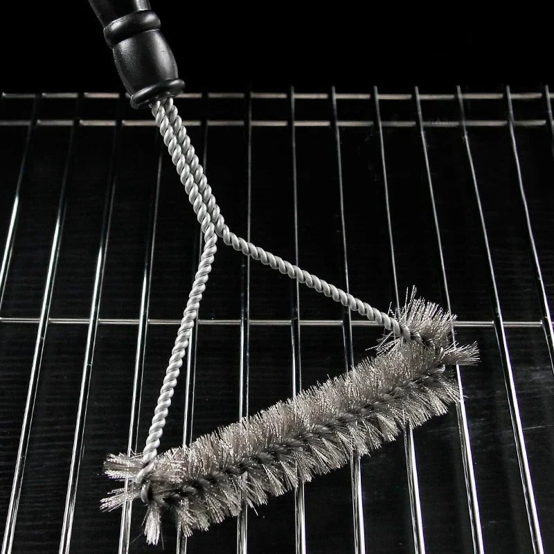 Stainless Steel Barbecue Grill Brush with Long Handle Cleaner