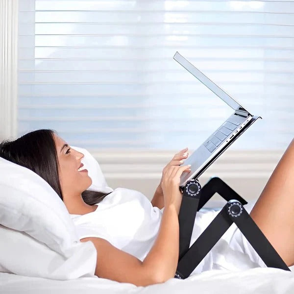 Foldable Ergonomic Laptop Stand for Comfortable Typing