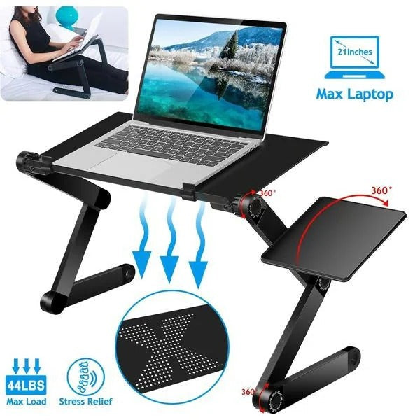 Foldable Ergonomic Laptop Stand for Comfortable Typing