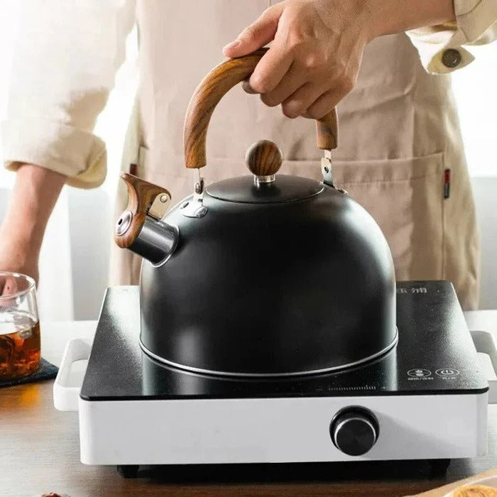 Whistling Tea Kettle with Heat Resistant Handle