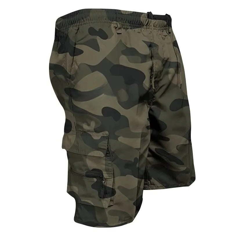 Men’s Multi‑Pocket Cargo Shorts