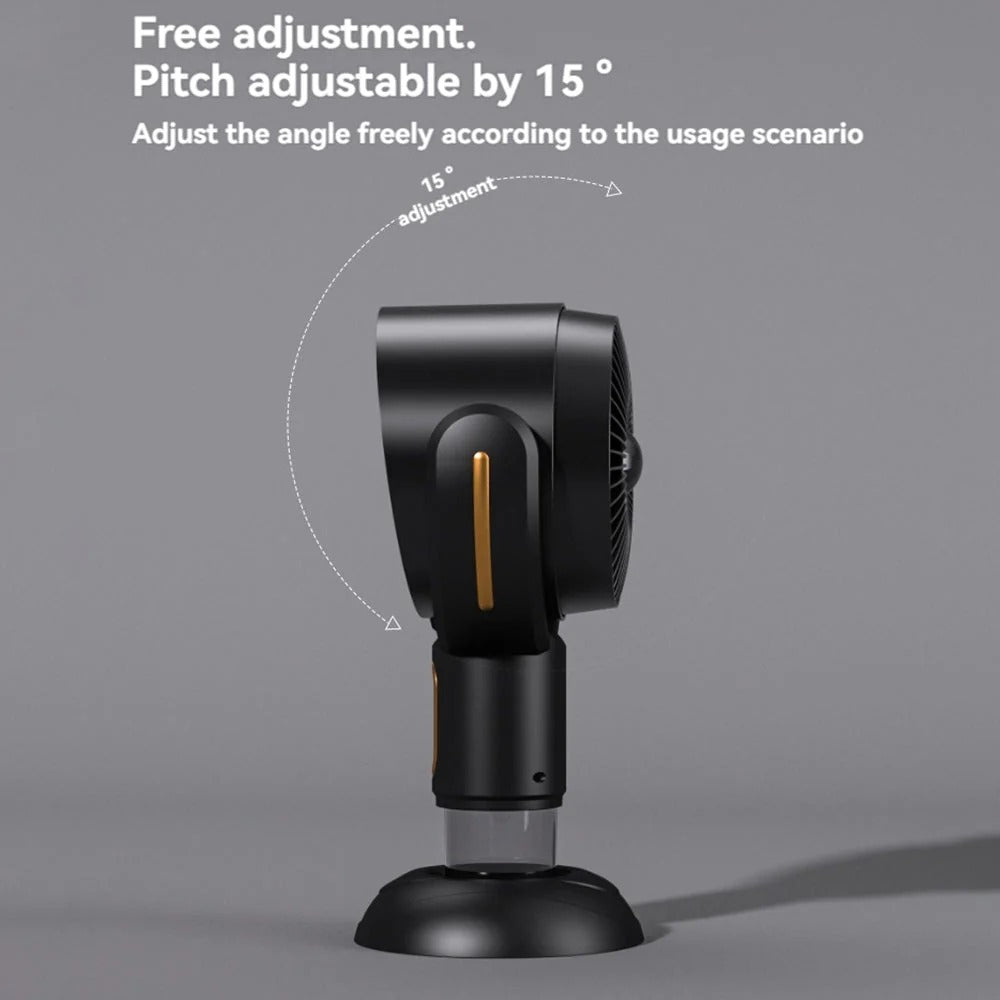 Rechargeable Desktop Air Purifier with Negative Ion Technology and Adjustable Angle