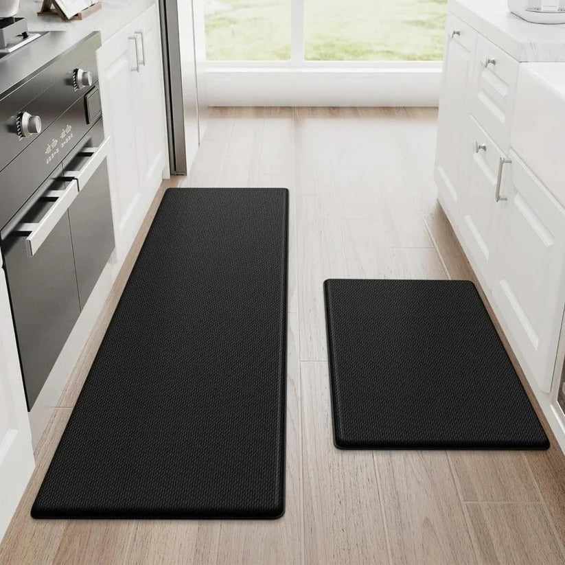 Anti-Fatigue Kitchen Mat with Dense Foam Cushioning and Textured Rubber Base