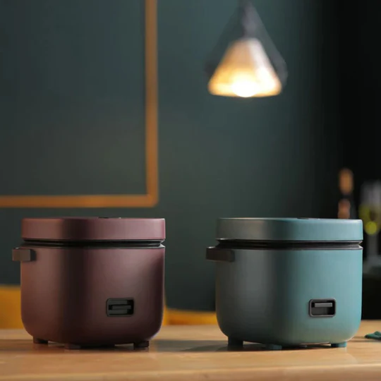 Mini Rice Cooker with Steamer Tray, 1.2Qt Compact