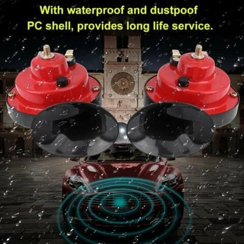 Universal 12V Truck Horn, Compact Loud Design