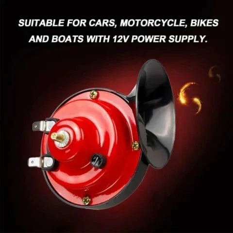 Universal 12V Truck Horn, Compact Loud Design