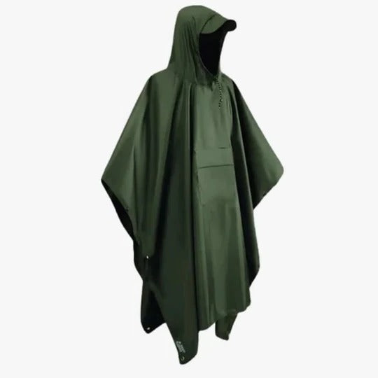 Lightweight Packable Rain Poncho for Outdoor Use