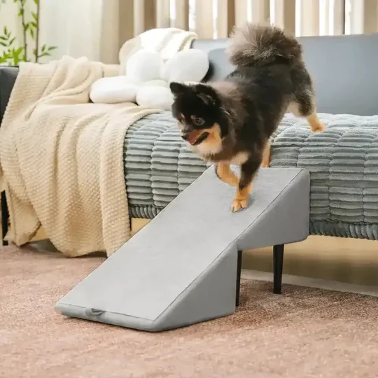 Convertible Dog Ramp & Steps, Non-Slip Pet Climbing Aid