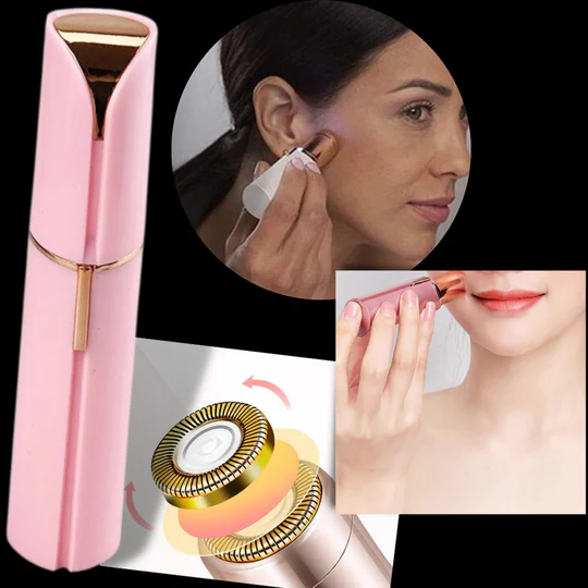 Electric Facial Hair Remover for Women with LED Light