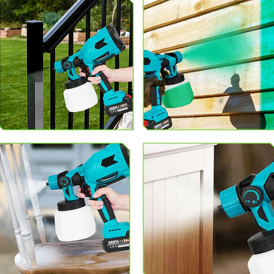 Portable Cordless Paint Sprayer for DIY and Professional Use