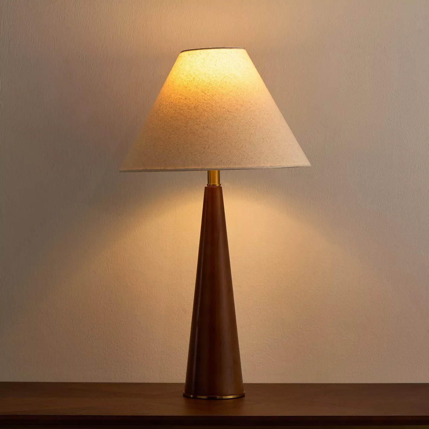 Blio Wooden Table Lamp, 69cm