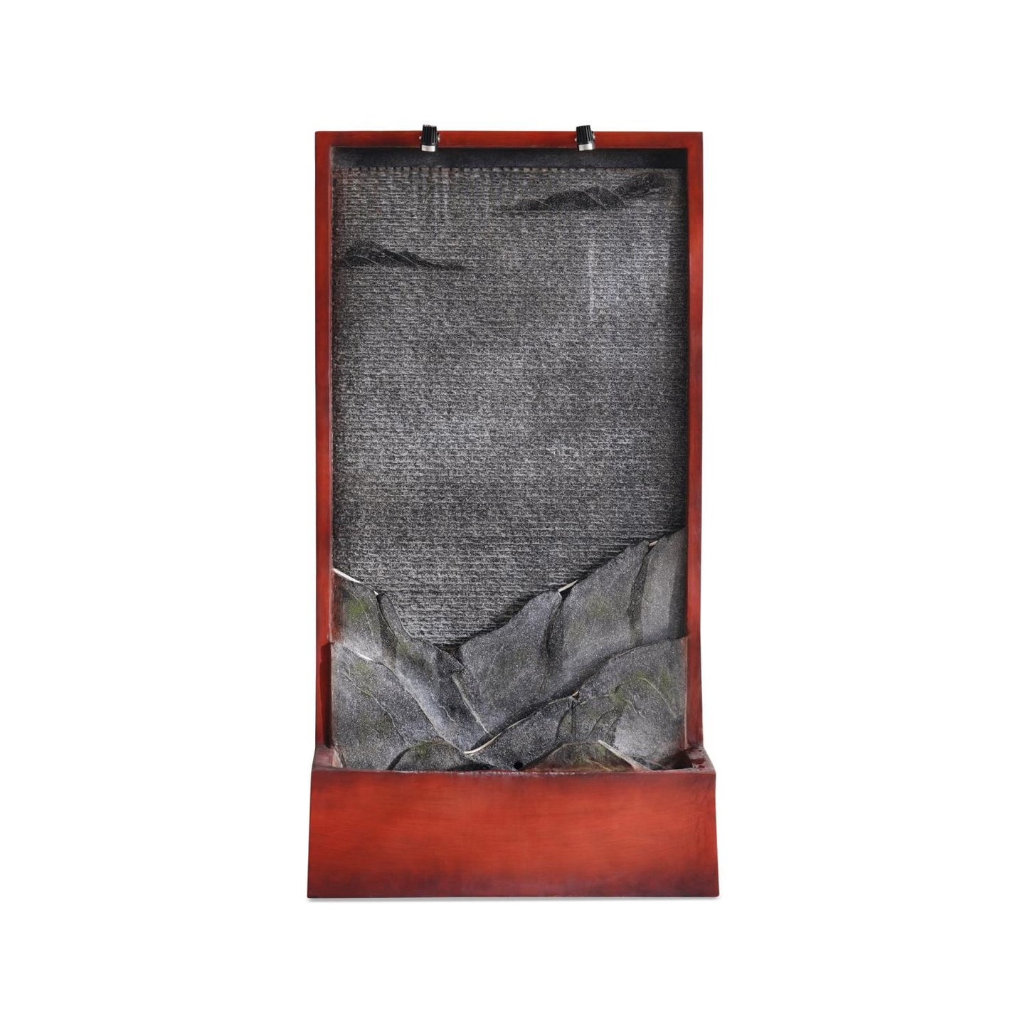 Elarq Tall Water Fountain, Reddish Brown