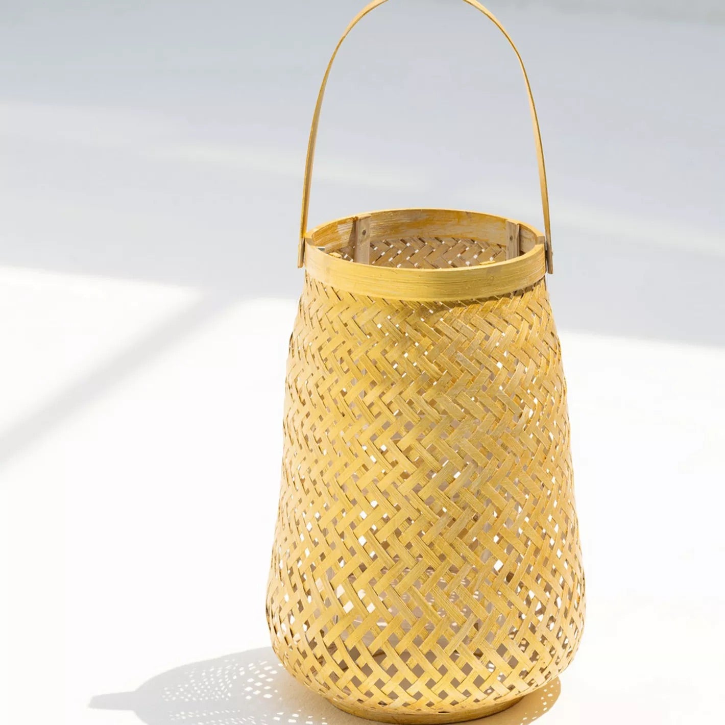 Elyndo Bamboo Style Outdoor Living Lantern