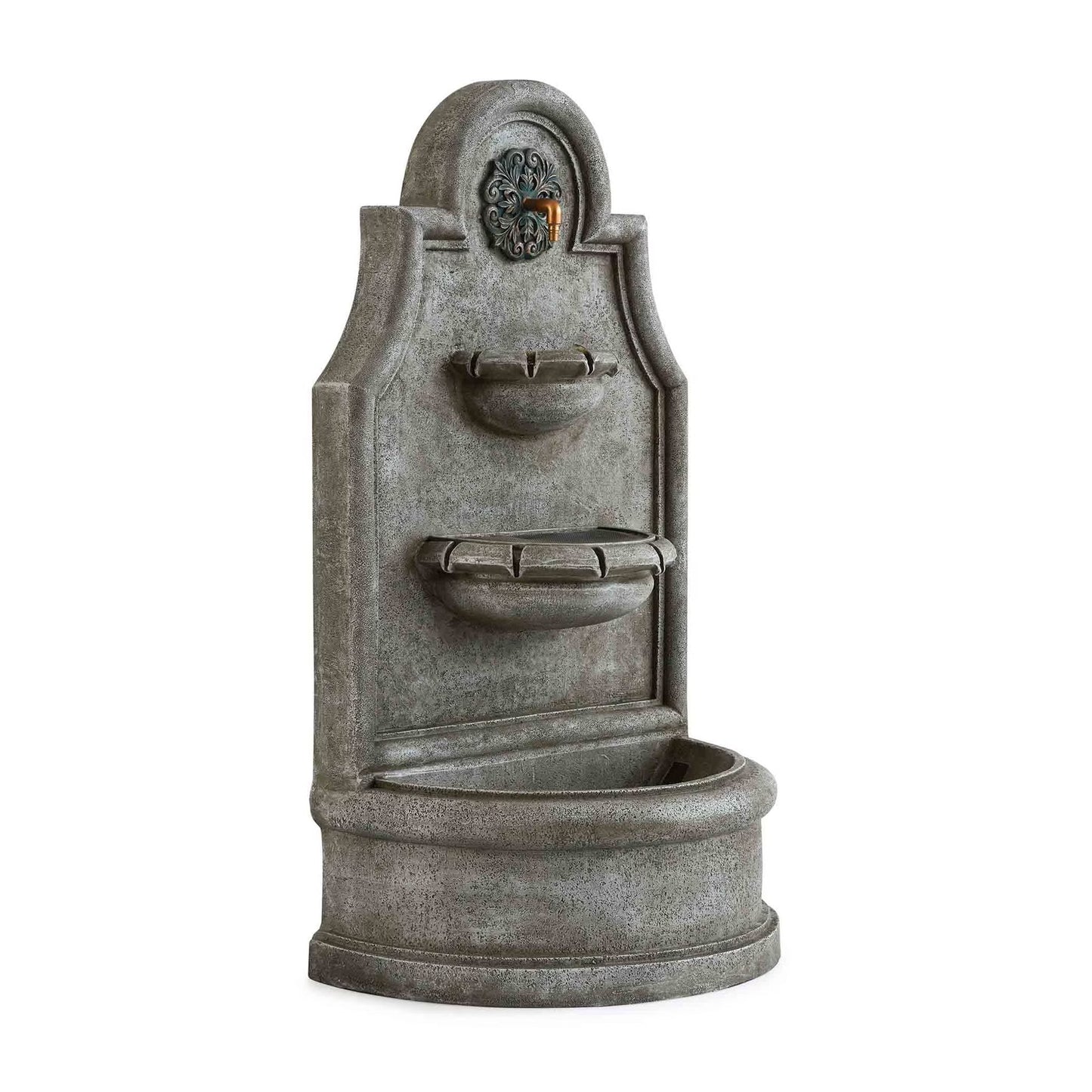 Tidrino Floor Water Fountain, Natural Finish