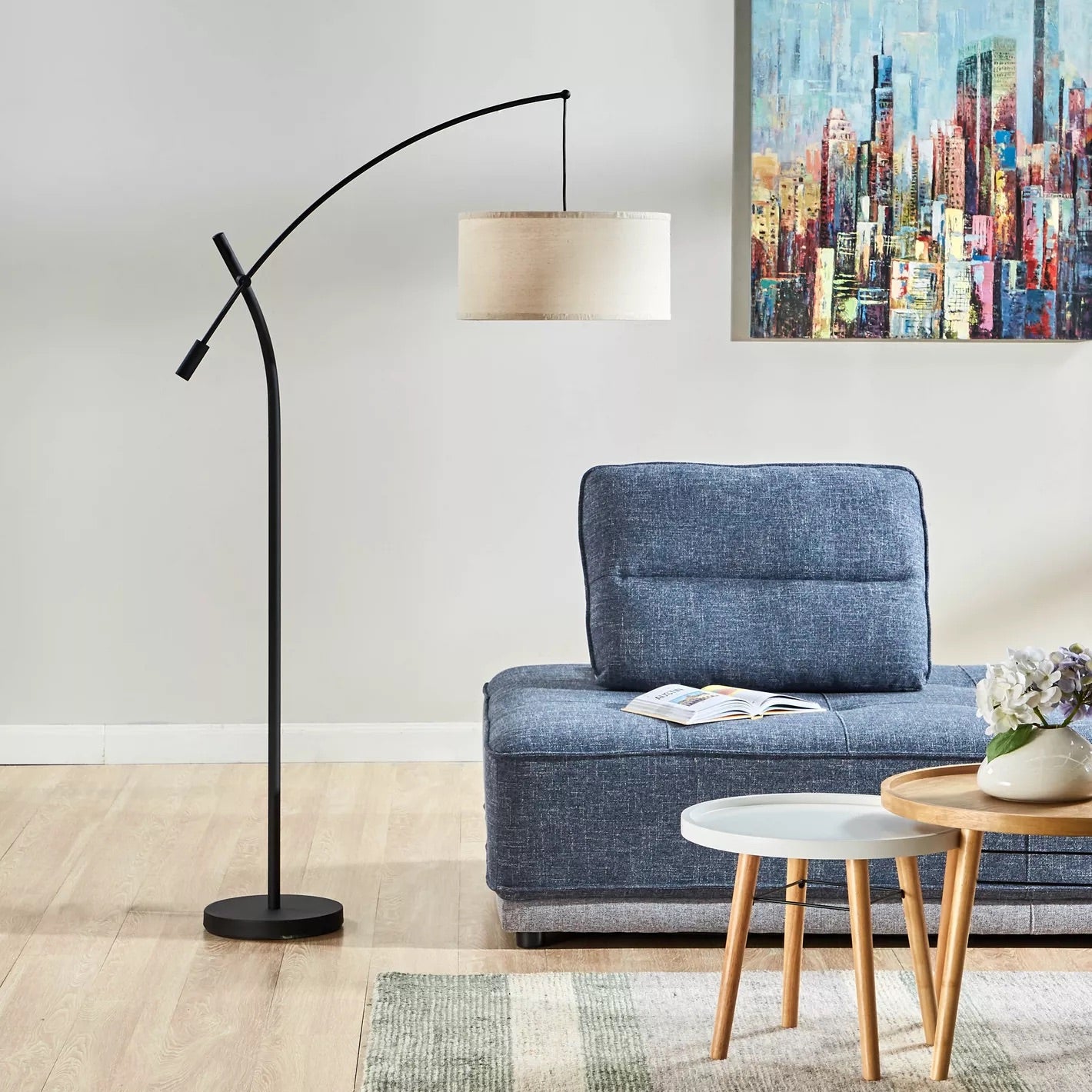 Varno Metal Floor Lamp, 185cm