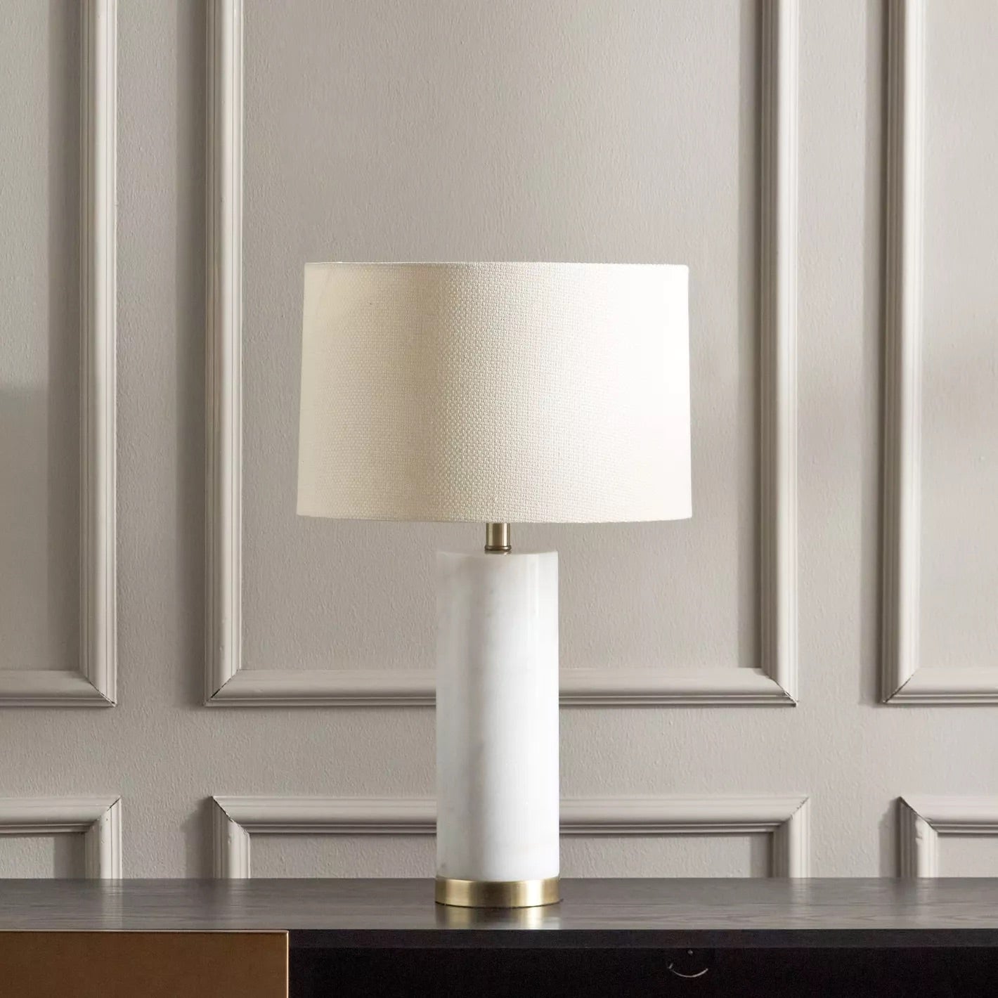 Zelo Marble Table Lamp, 65cm
