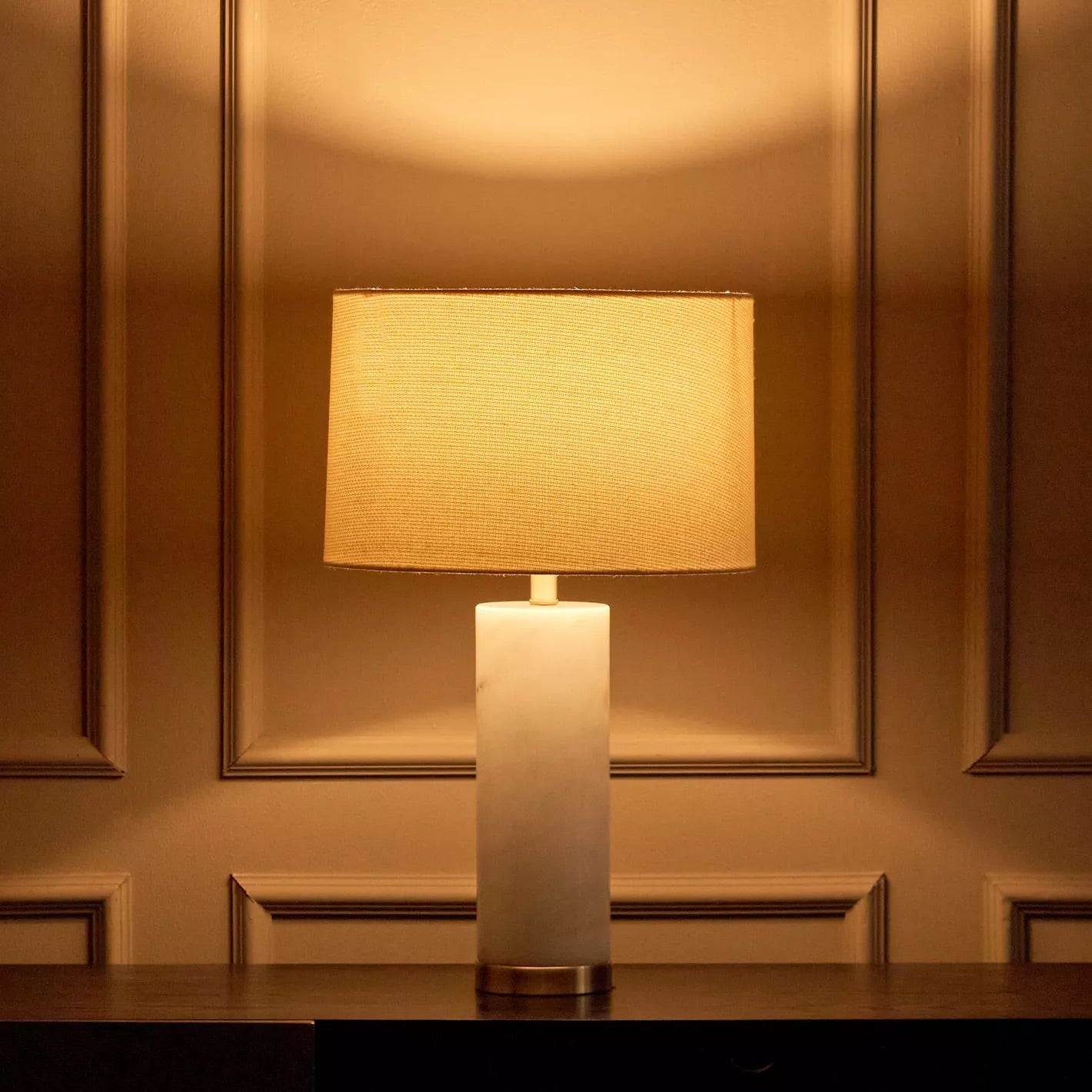 Zelo Marble Table Lamp, 65cm