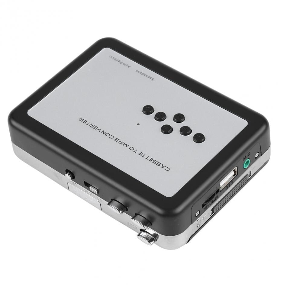 Portable Cassette Digitizer with Direct USB Recording and Stereo Audio Capture