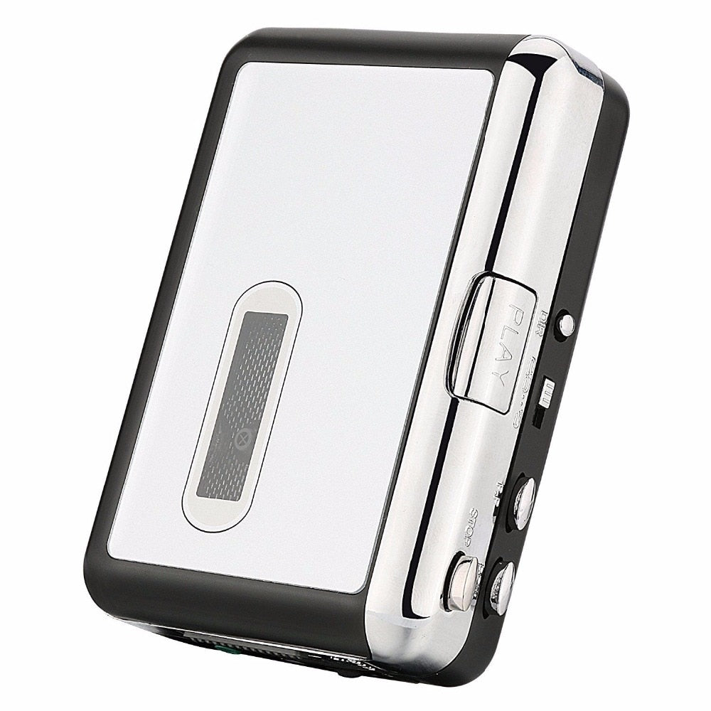 Portable Cassette Digitizer with Direct USB Recording and Stereo Audio Capture