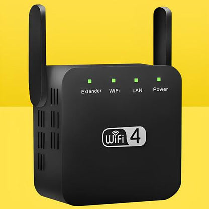 WiFi Network Repeater with Wall Penetrating Antenna and Multi-Device Support