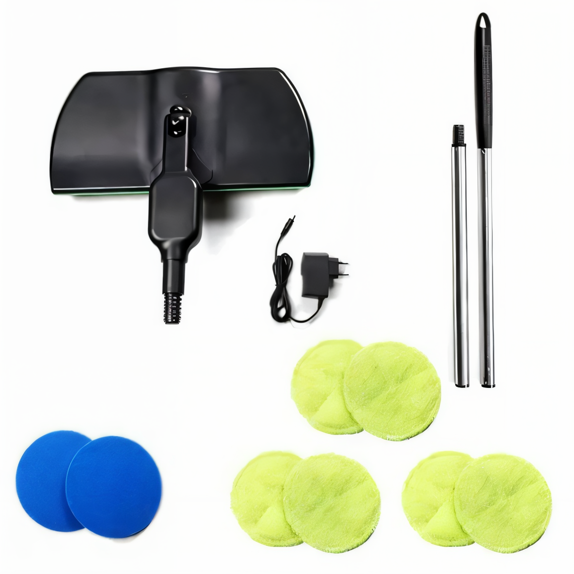 Electric Spin Mop with Dual Motors and Adjustable Rod, 40-50 Minute Runtime