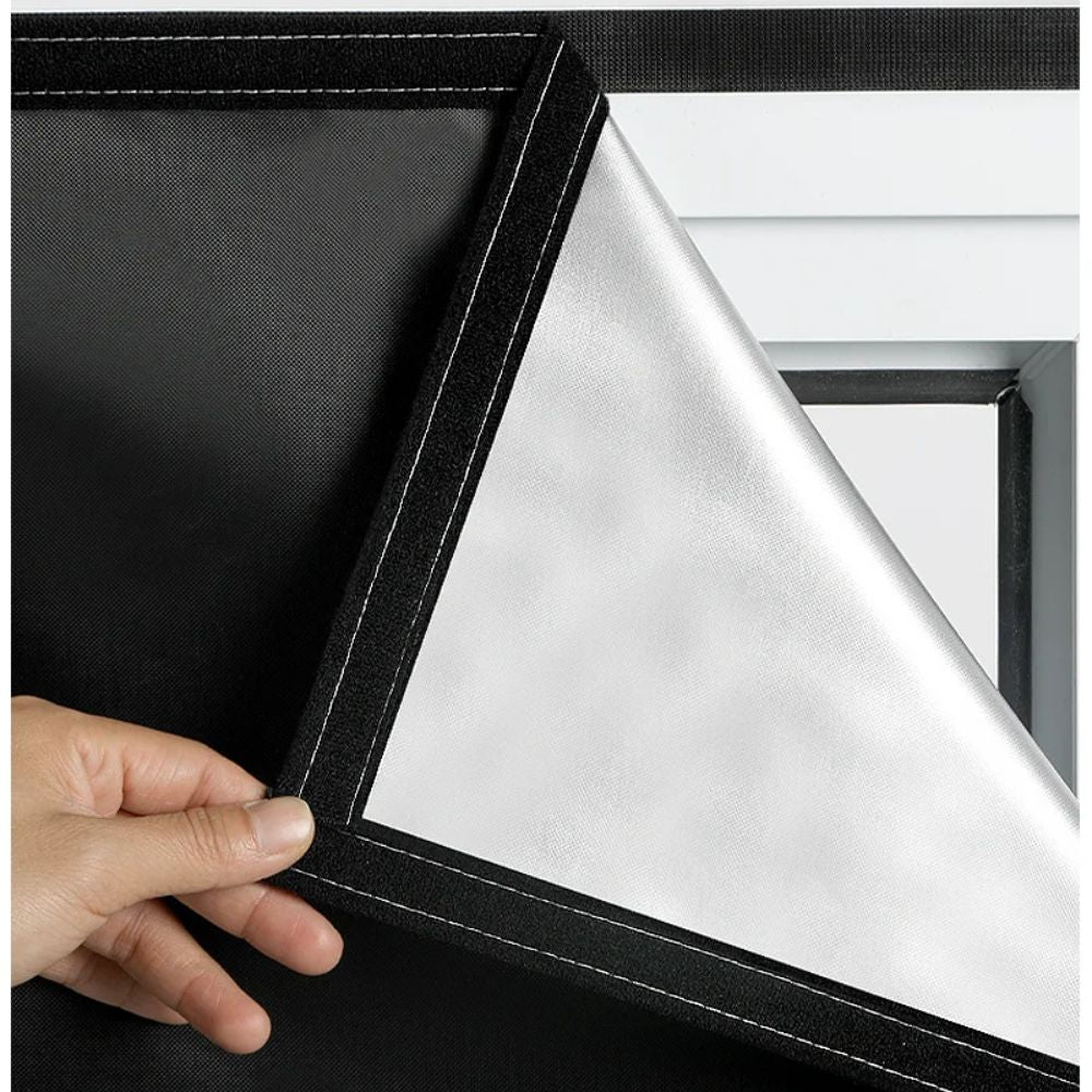 Static Cling Blackout Window Shade with Complete Light Blocking and Privacy Protection