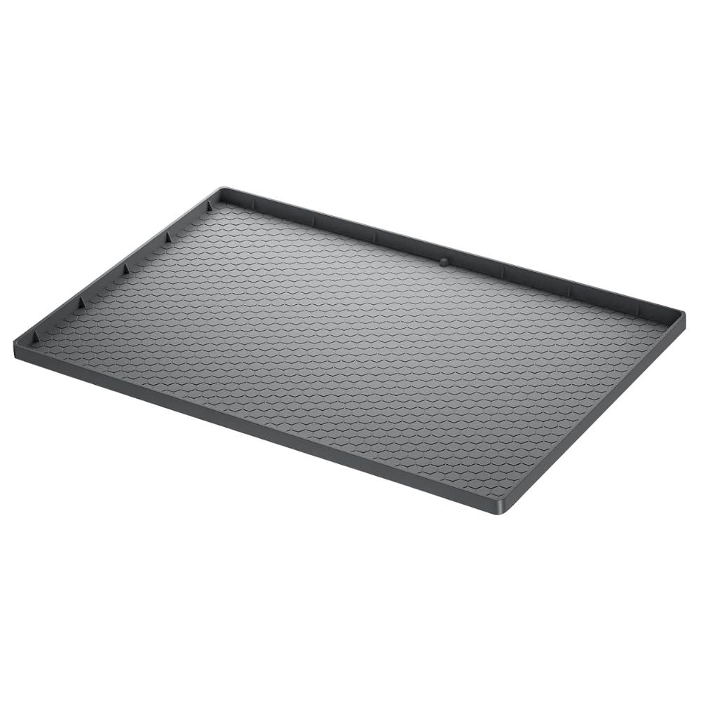 Silicone Under Sink Mat with Raised Edges and Non-Slip Surface, Trimmable