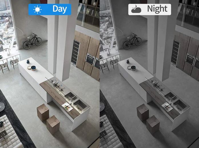 Compact HD Security Camera with Night Vision and Motion Detection, WiFi Remote Monitoring