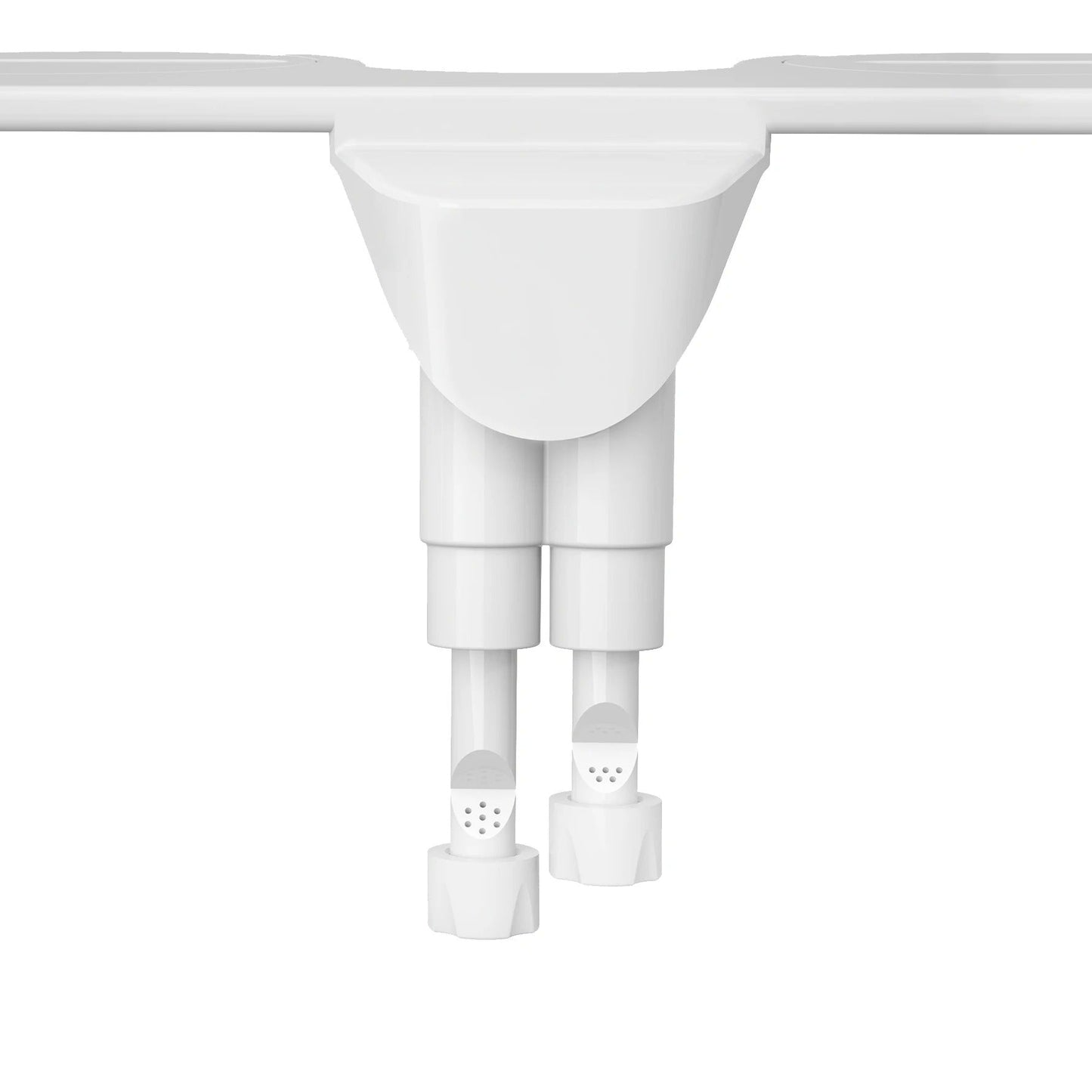 Bidet Attachment with Dual Nozzle Spray and Adjustable Water Pressure