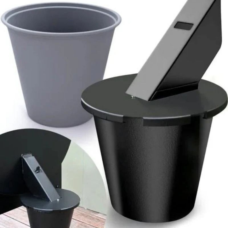 Grill Grease Collector with Reusable Liner and Fitted Lid for Pellet Grills