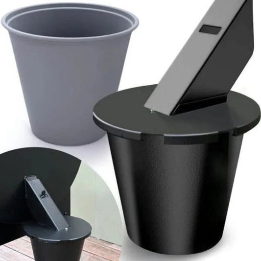 Grill Grease Collector with Reusable Liner and Fitted Lid for Pellet Grills