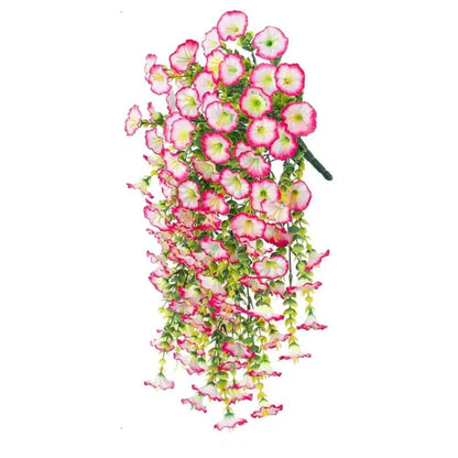 Artificial Morning Glory Vine with UV Resistant Blooms and Flexible Stems, 29.52in