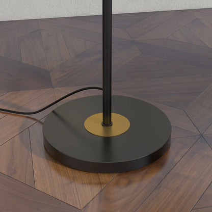 Bellro 3-Light Floor Lamp with Adjustable Glass Shades, 63.8"