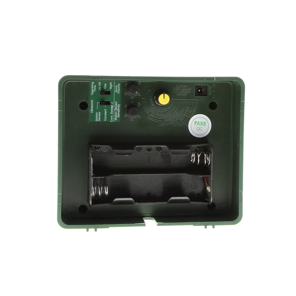Motion Activated Ultrasonic Bird Repeller with Solar Power and Flashing Lights