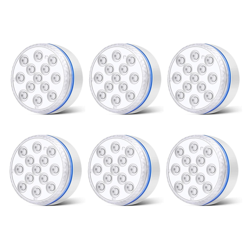 Submersible LED Pool Light with Remote Control and Multiple Colors