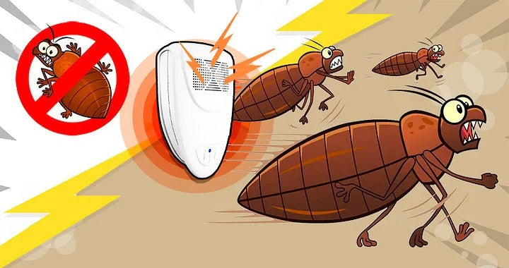 Ultrasonic Pest Repeller with 215 Sq Ft Coverage and Chemical-Free Technology